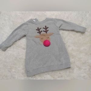 Koala kids Baby girl 6-9 months reindeer dress